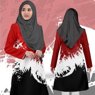 EvoNova Muslimah T-shirt Sublimation Edition Latest Family Japanese Wear
