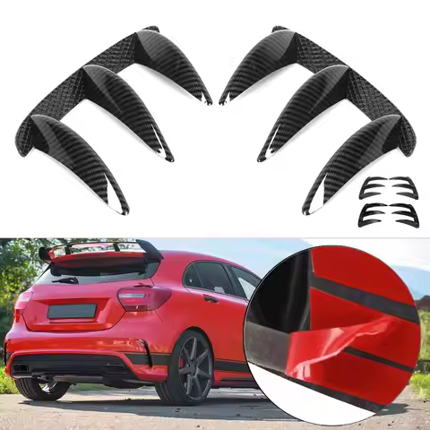 Car Rear Bumper Lip Splitter Canards Vents Auto Tuning Accessories Replacement For Mercedes Benz W17