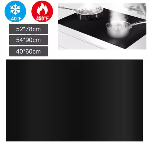 Induction Cooker Cover Silicone Mat Large Non Slip Electric Stove Cover Mat Cooktop Protector for In