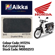 AIKKA HONDA EX5 H17214* CRYSTAL / CRYSTAL GREY / MOTORBIKE PAINT/ TOUCH UP PAINT/ DIY AEROSOL CAT SPRAY TIN