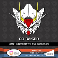 GUNDAM Head 00 Raiser Vinyl Decal Sticker (die-cut)
