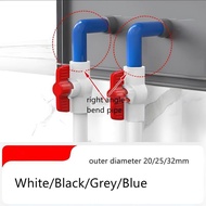 1pc PVC Extended Fish Tank Elbow Connector 20/25/32mm 90 Degree Right Angle Elbow Pipe Aquarium Fish