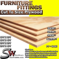 SW Hardware Plywood Timber Panel Wood Board Sheet Papan Plywood Kayu