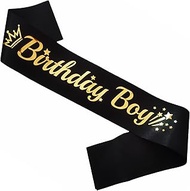 Birthday Boy Sash, Birthday Sash for Boy Funny Birthday Party Decorations, 10th 11th 15th 16th 18th 