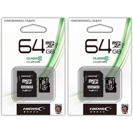 「2枚セット」 microSDカード 64GB HDMCSDX64GCL10UIJP3 microSDXC マイクロSD microSD
