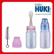 Baby Huki Weaning Bottle With Spoon - Baby Feeding Bottle - 125ml Spoon Bottle