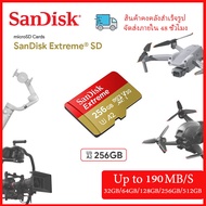 SanDisk Extreme Class 10 Micro SD Card 4K A2 V30 U3 190 MBS 170MBS 128GB 256GB 512GB