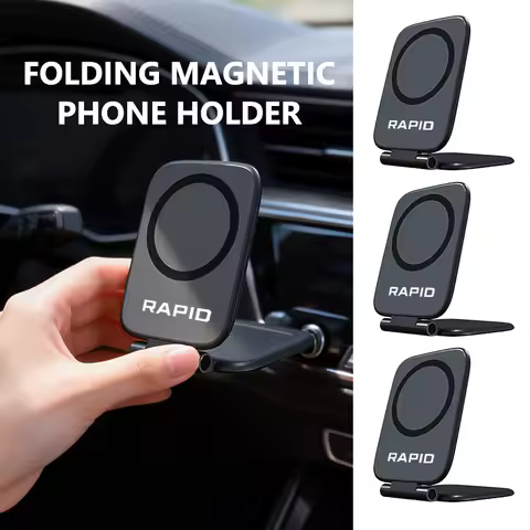 Foldable Magnetic Car Phone Holder Air Vent Dashboard Mount Universal Stand For Skoda Octavia 2 3 MK
