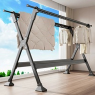 Foldable Clothes Drying Rack Space-Saving Laundry Airer Indoor Outdoor Balcony Foldable Design