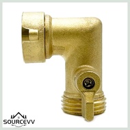 SOURCE Industrial Brass Tap Connector Practical Angled Tap Connector 3 4 for Garden