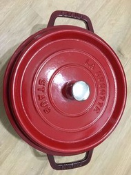 法國 LA COCOTTE STAUB 26 cm 燉鍋 鑄鐵鍋