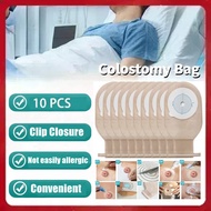 10PCS 60/65Mm Colostomy Bag HDR Ostomy Bag Colostomy Pouch One System Washable Cover