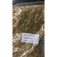 Brass Solid Rivets 1 * 8.4 Rod Length, 36 Yuan/1,00 Pieces, Storage 6,000