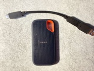 SanDisk Extreme Portable SSD 2TB e61 連 原裝連接線