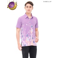 LELAKI Baju Batik Lelaki Sabella Premium Baju Batik Sekolah Baju Batik Ungu Baju Batik Sedondon