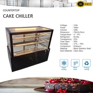 Cake Display Showcase Chiller 100L Table Top Commercial Use