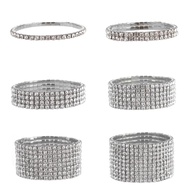 Classic Bracelet All-Match Diamond Full Diamond Elastic Bracelet Simple Bracelet