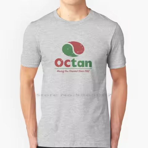Octan Vintage 1992 T Shirt Cotton 6XL City Fast And Furious Fuel Gasoline Logo Nitro Nos Retro Space