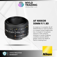 Nikon AF NIKKOR 50mm f/1.8D / f/1.8G / f/1.4G / f1.4D ( NIKON MALAYSIA ) for Nikon D6 D7500 D850 D78