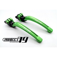 Honda CB500 F/X 2013-2016 Brake & Clutch Lever Set Project79 Green Colour CBR500 CB500F CB500X