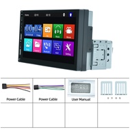 ESSGOO เครื่องเล่นมัลติมีเดีย1 Din 7 "นิ้วเครื่องเล่น MP5วีดีโอด้วยการเชื่อมต่อกระจกบลูทูธ Gratis On