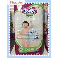 Tặng thêm 6 miếng | Tã Bỉm Quần Cho Bé Bobby Size XL 32 Miếng 12 Đến 17 Kg - Tã Trẻ Em Bobby Dạng Qu