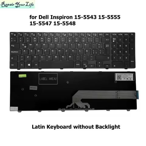 071M2C LA Latin Backlight Keyboard For Dell Inspiron 15-5555 15-5547 5548 3542 5559 7559 7557 Laptop