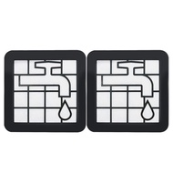 Vacuum cleaner washable HEPA filter sponge For Philips FC9330 FC9331 FC9350 FC9351 FC9352 FC9515 FC9