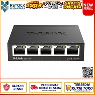 D-Link DGS-105 Desktop 5 Port Non-PoE Fully Gigabit Unmanaged Switch Mini Router