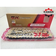 Drive Chain Heavy Load Wheel Chain (HG) GoldBiru Supra X 125 (Helm In) / Vega ZR 428Hd-108L GOLD BLU