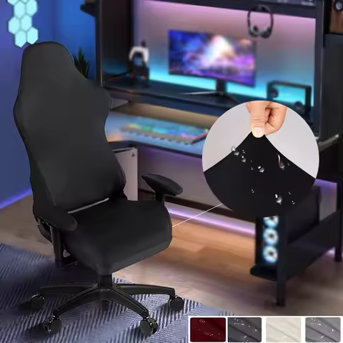 Ergonomic Office Computer Game Chair Slipcovers Stretchy Polyester Reclining Racing Gaming Chair Cov