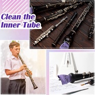 Clarinet Swab Clarinet Cleaning Cloth for Inside Tube Suitable Clarinet Flute Sax-In Stock