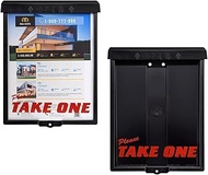 Outdoor Real Estate Brochure Box with Snap Close Lid, Take One Document Holder Can Hold 100, 8.5 x 1