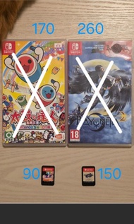 Nintendo Switch 遊戲 Bayonetta 2 & Taiko no Tatsujin