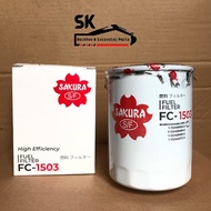 Fuel Filter FC-1503 (SKR) HITACHI UH-083,EX200-1/2/3/5, SUMITOMO SH200