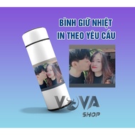 SUS 304 water bottle printed on demand / thermos water bottle printed on request