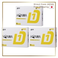 Honma Golf D1 Golf Balls 3 Dozen Set 36 Balls Yellow