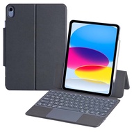 แทร็คแพดแป้นพิมพ์แบ็คไลต์เคสสำหรับไอแพดโปร11นิ้ว2022แป้นพิมพ์ทัชแพดกรอบบางสำหรับ iPad Pro 11 iPad 10