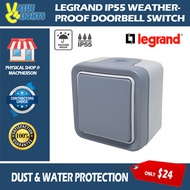 Legrand Weatherproof Waterproof Door Bell Switch IP55 Rating Water Proof Bell Push