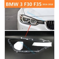Bmw 3 bmw3 F30 F35   (2016-2018) 320 328 เลนส์ไฟหน้า ฝาครอบไฟหน้า ไฟหน้ารถยนต์ ไฟหน้าสําหรับ ฝาครอบไ