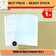 OKADA A4 Clear Sheet Protector / Sheet Protector / Transparent PVC Protector