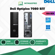 PC i5 Intel Dell Optiplex 7080 SFF Intel Core i5 (10th Gen)  / 16GB RAM / 256GB NVME / Win 11 Pro (R