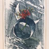 原作版畫 - 彼岸花 - 趙予彤