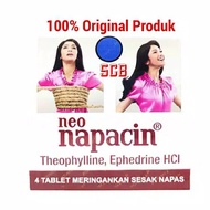 Neo NAPACIN - Asthma Medicine Or Shortness Of Breath (1 strip - 4 Tablets)