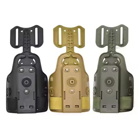 Tactical Gun Holster Platform Drop Leg Pistol Holster Adapter for GL 17 19 M9 1911 P226 Drop Leg Hun