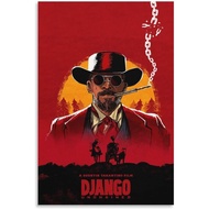 Django Unchained Classic Movie Poster For Bedroom Aesthetic Wall Decor Canvas Wall Art Gift