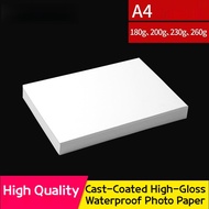 A4 Glossy Photo Paper Inkjet Printing Photo Paper 180G 230G 260G Waterproof Photo Paper Office High 