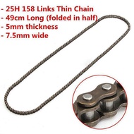 25H 158 Links Chain For 47/49cc Pocket Bike Mini Moto Quad Dirt ATV Scooter