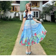 BLT Brand Simple Blue Long Dress Size.M Second Hand