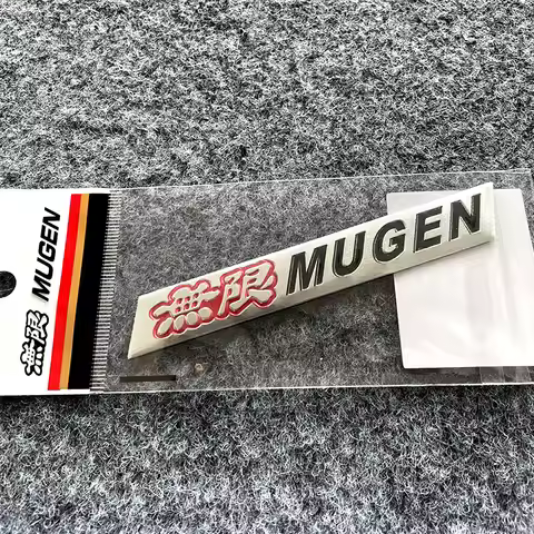 New Refit 3D Metal Car Fender Trunk Nameplate Mugen Emblem Badge For Honda Civic Accord CRV Fit Jazz